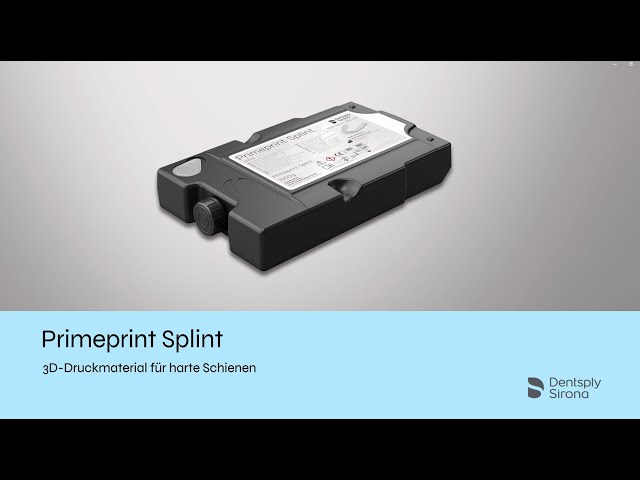 Primeprint Splint Tutorial: 3D-Druckmaterial für harte Schienen