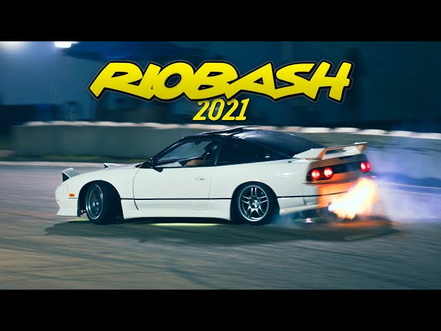RIOBASH 💛 (Night Drifting 240sx RB25DET at USAIR)