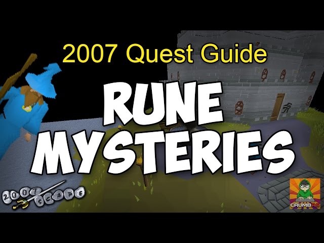 Runescape 2007  Rune Mysteries Quest Guide