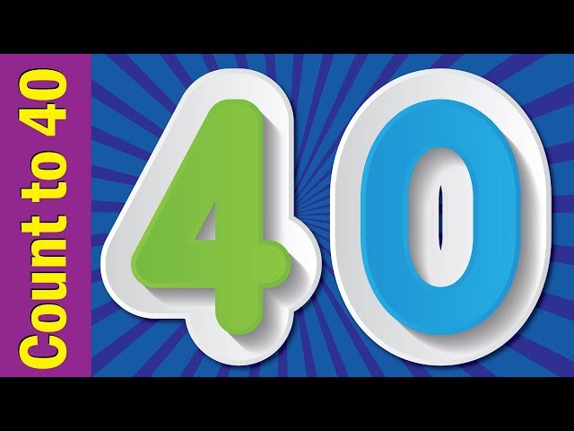 Count to 40 | Learn Numbers 1 to 40 | Learn Counting Numbers | ESL for Kids | Fun Kids English