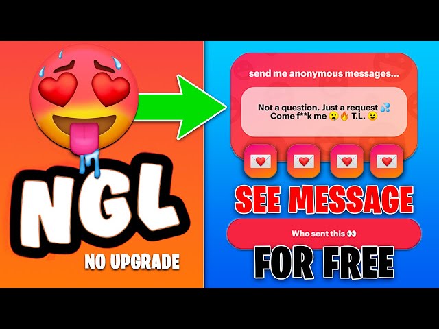 NGL App - How to See Who Sent Message for Free on NGL App (Easy!)