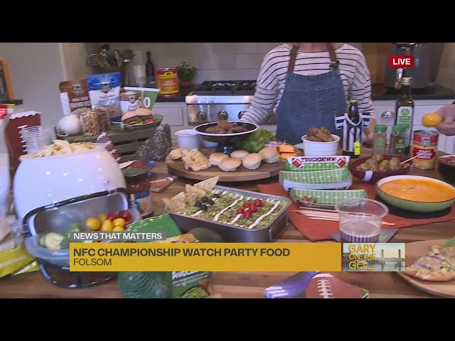 Food stylist shares healthy options for your 49er watch party