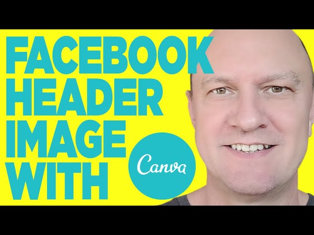 Make a Facebook Group Header Image in Canva with Background Image & Text