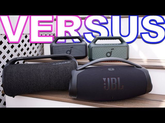 2 Soundcore Boom 2’s Vs JBL Boombox 3 & Sony XG500 - They’re Louder Than You’d Expect
