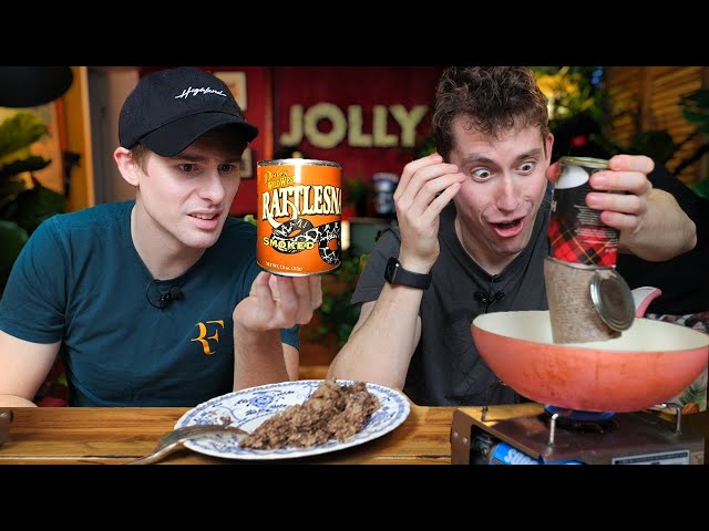 Trying the craziest canned foods