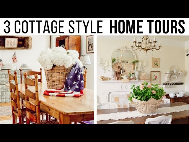 3 Summer Cottage Style Home Tours