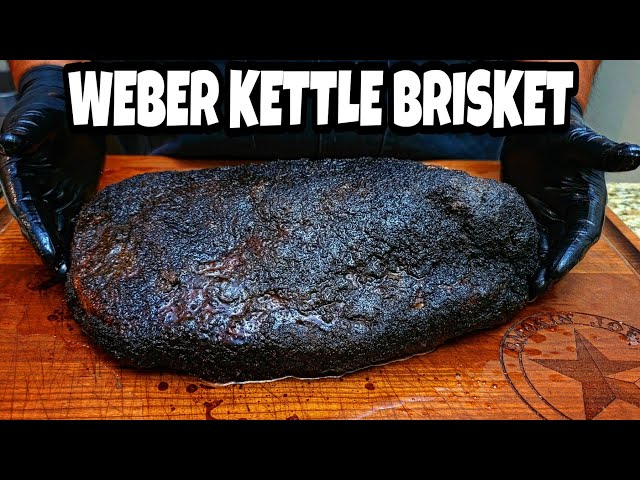 How To Smoke A Brisket On A Weber Kettle - 60 Year Old Weber Kettle