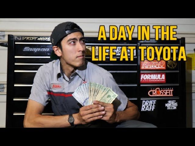 A DAY IN THE LIFE AS A TOYOTA TECHNICIAN 2019 (Tips)