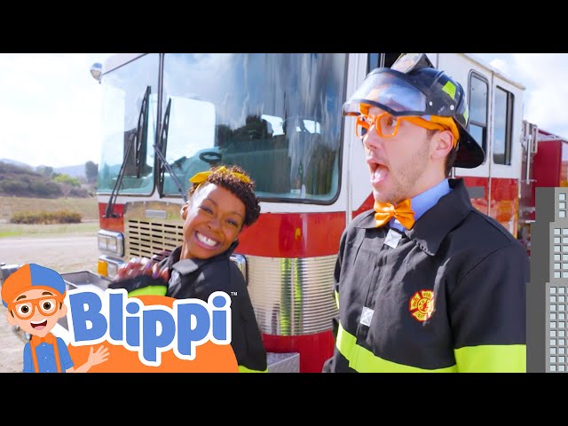 Fire Truck Song! 🔥 | Blippi Songs 🎶| Educational Songs For Kids