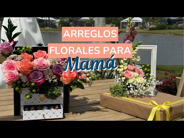 ¡SORPRENDE A MAMÁ! /HAZ 2 ARREGLOS FLORALES IDEALES PARA EL DÍA DE LAS MADRES + DIY💐👩‍👧