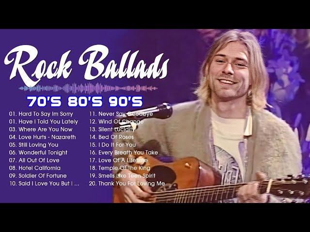 Best Slow Rock Ballads 70s 80s 90s || Greatest Hits Slow Rock Ballads