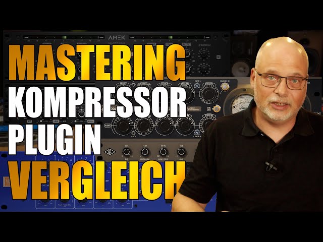 Mastering Kompressor Vergleich/Vertigo VSC-3/Capitol Mastering Compressor/AMEK Mastering Compressor