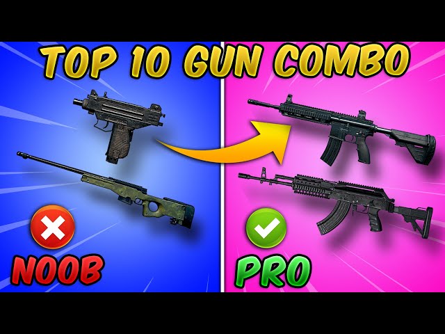 Top 10 Best Gun Combinations in PUBG MOBILE (Weapon Combo/Loadout) Tips and Tricks