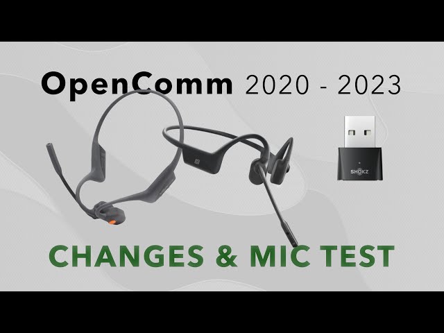 AfterShokz OpenComm vs. Shokz OpenComm vs. Shokz OPenComm UC (with mic test)