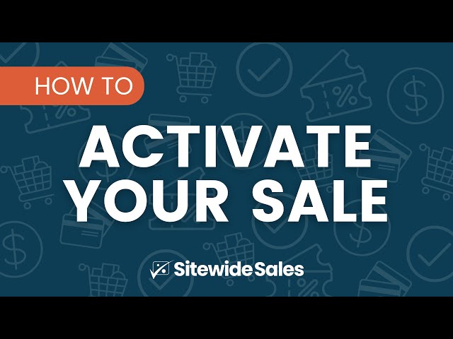 Set the Active Sale Using the Sitewide Sales Flash Sales Plugin for WordPress