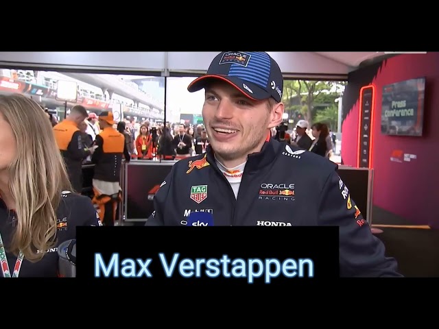 Max Verstappen and Checo Perez Post-Race Interview | 2024 Chinese Grand Prix