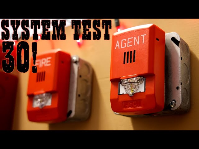 ADT Fire Alarm System Test 30 | Halon Agent Activation