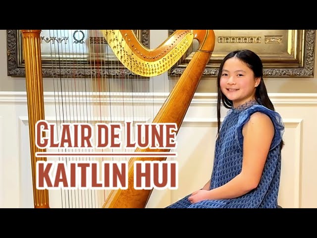 Practising Pedal Change with New Harp Shoes - Clair de Lune, Claude Debussy