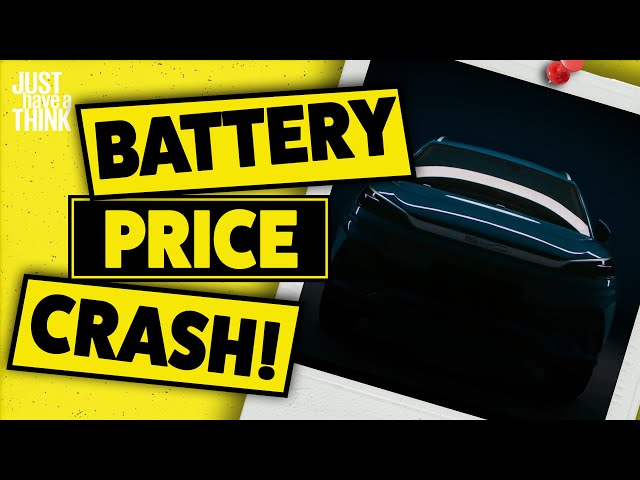 Battery prices just fell off a cliff!