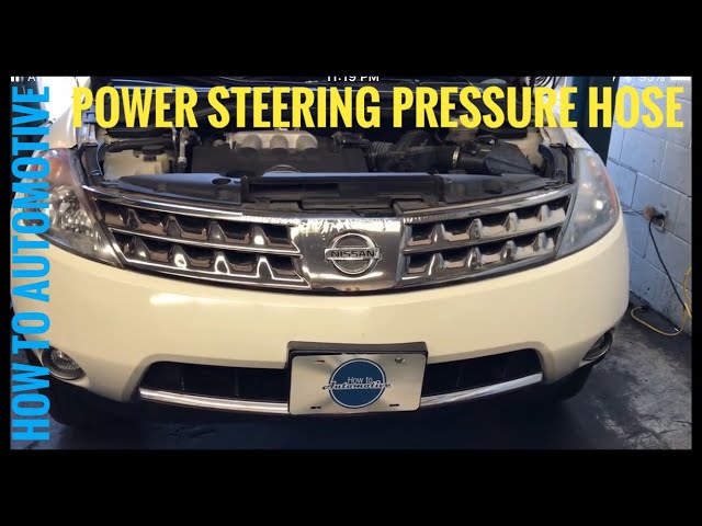Replacing The High Pressure Power Steering Hose On A 2002-2007 Nissan Murano