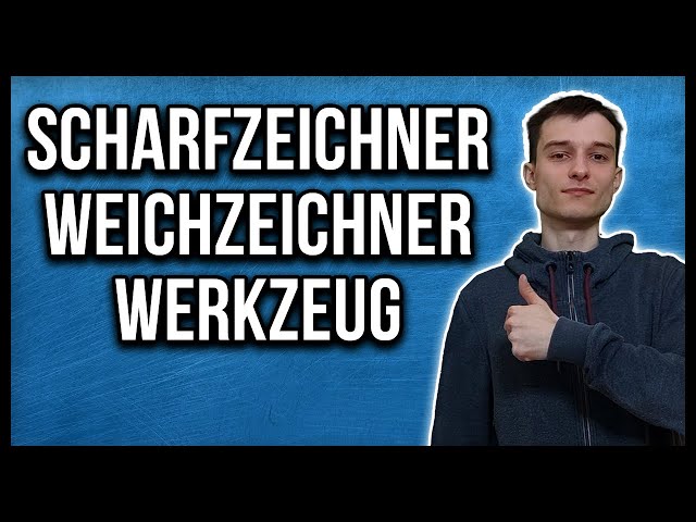 Photoshop Scharfzeichner Werkzeug und Weichzeichner Werkzeug Anfänger Tutorial deutsch [2021]
