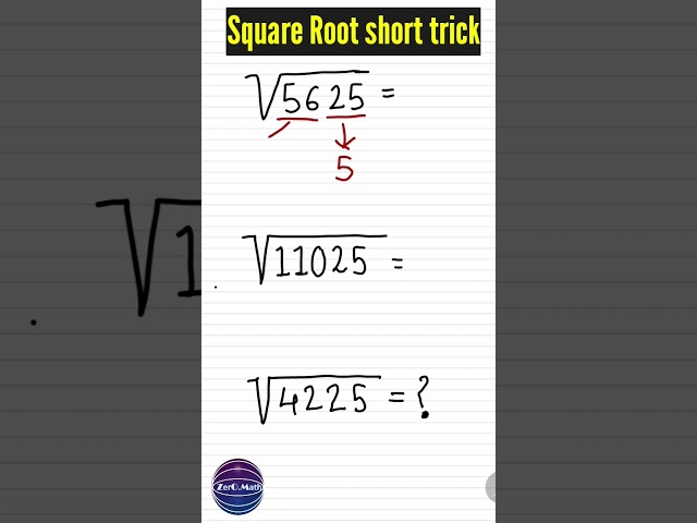 How to find square root #shorts #maths #trending #squareroot #viral