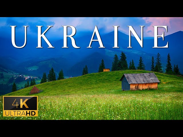 FLYING OVER UKRAINE (4K UHD) - Relaxing Music With Wonderful Natural Landscapes For Daily Relaxation
