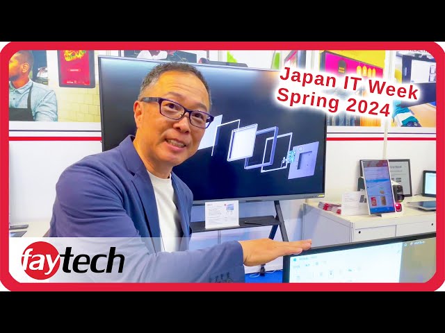 faytech at Japan IT Week Spring 2024 - Transparent OLED, Interactive Whiteboard, AI, and More!