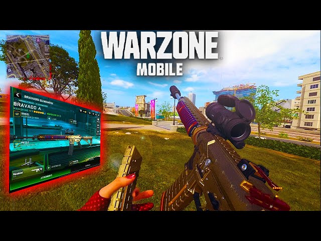 WARZONE MOBILE ULTRA GRAPHICS GAMEPLAY (BEST M4 BUILD LOADOUT)