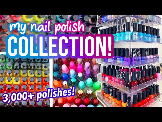 My GIANT Nail Polish Collection Tour! Organization & Stats (3,000+ polishes!) || KELLI MARISSA