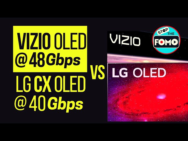 2021 Vizio OLED vs LG CX: [unlisted Vizio only 40Gbps]