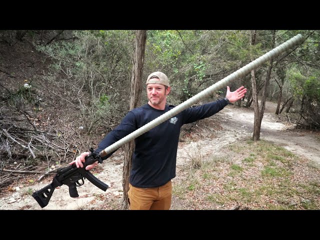 Shooting The Worlds LONGEST Silencers!!! But Do They Work???