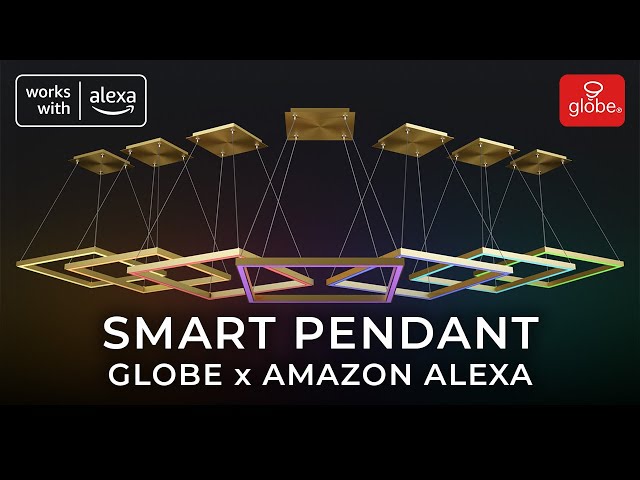Smart Pendant (RGB Color and Tunable White) | Globe x Amazon Alexa