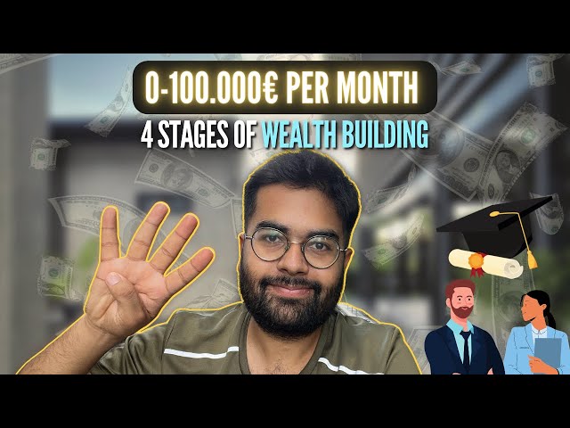 0-100.000€ per month - 4 Stages of Wealth Building for Students, Professionals and Business Owners
