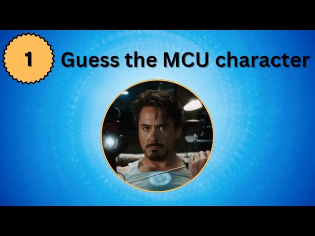 Ultimate Marvel Cinematic Universe (MCU) Character Quiz Game!