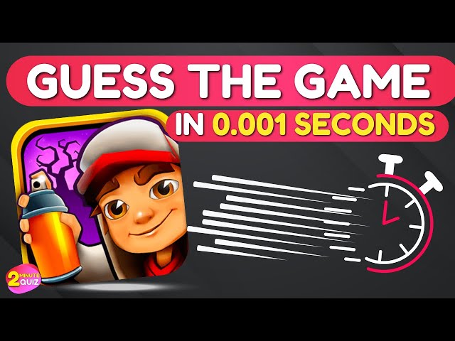 Guess The Game In 0.001 Seconds