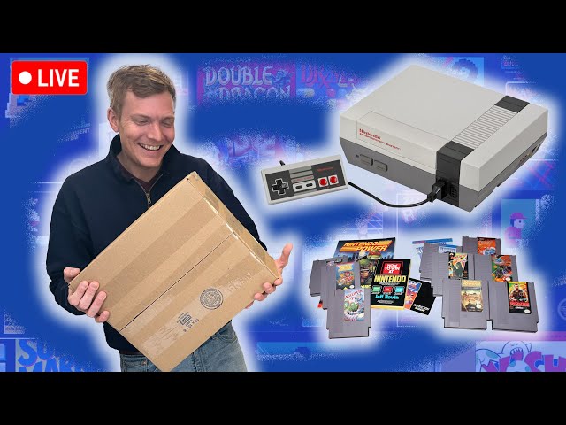 Joey Unboxes A HUGE Retro Nintendo Collection! - Mario, Donkey Kong, Metroid, and More!
