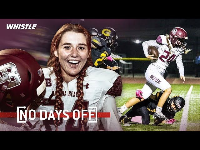 17-Year-Old Female Football TOUCHDOWN QUEEN 👑