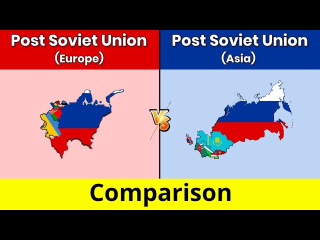 European Part of Post Soviet Union vs Asian Part of Post Soviet Union | Comparison | Data Duck 2.o