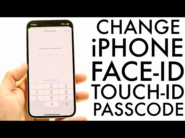 This Is How To Change Passcode, Face-ID Or Touch-ID On ANY iPhone/iPad! (2024)