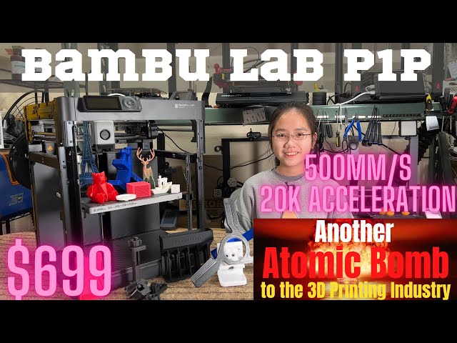 500mm/s Bambu Lab P1P 3D printer: Another atomic bomb to the 3D printing industry, In-depth review