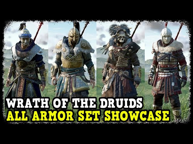 Wrath of the Druids All Armor Set Showcase Assassin Creed Valhalla (Character Customization Options)