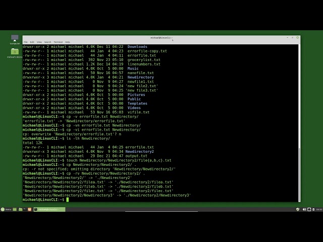 Linux Command Line (10) Copy Files and Directories