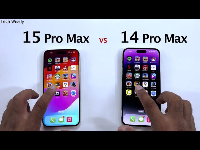 iPhone 15 Pro Max vs 14 Pro Max - Speed Performance Test