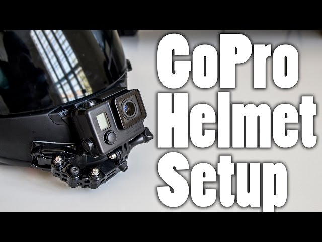 GoPro Chin Mount Motorcycle Helmet Setup