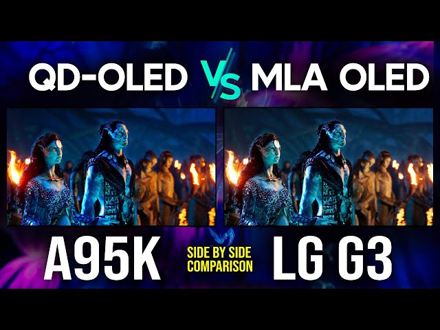 Sony A95K QD-OLED vs LG G3 MLA OLED | Premium 4K TV Comparison