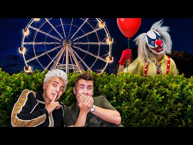 Extreme Hide And Seek From Scary CLOWN in Amusement Park !