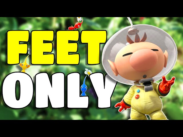 Can You Beat Pikmin Using Only Your Feet?