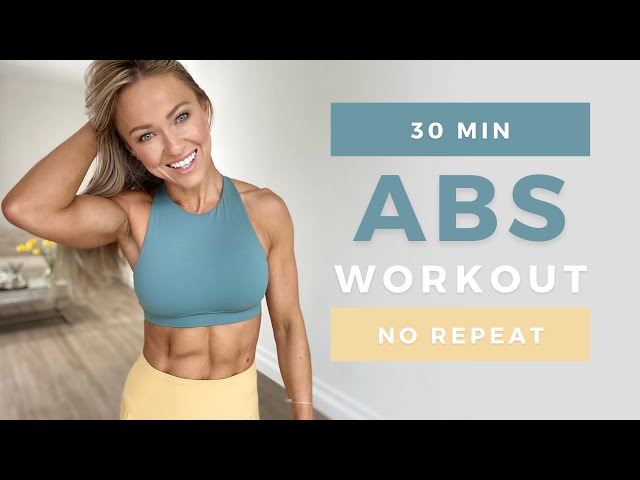 30 Min ABS WORKOUT at Home | No Equipment | No Repeat