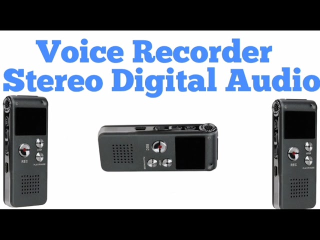 Voice Recorder Stereo Digital Audio